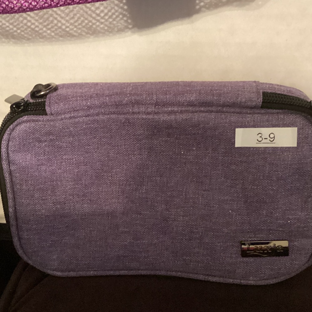 Purple Mesh Tote Bag